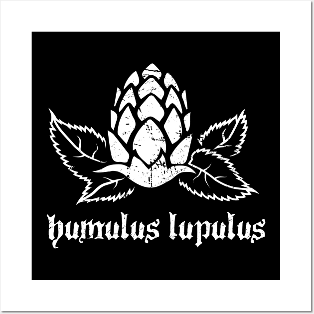 Humulus Lupulus | Beer IPA Graphic Wall Art by MeatMan